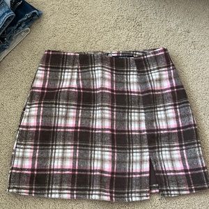 Plaid skirt